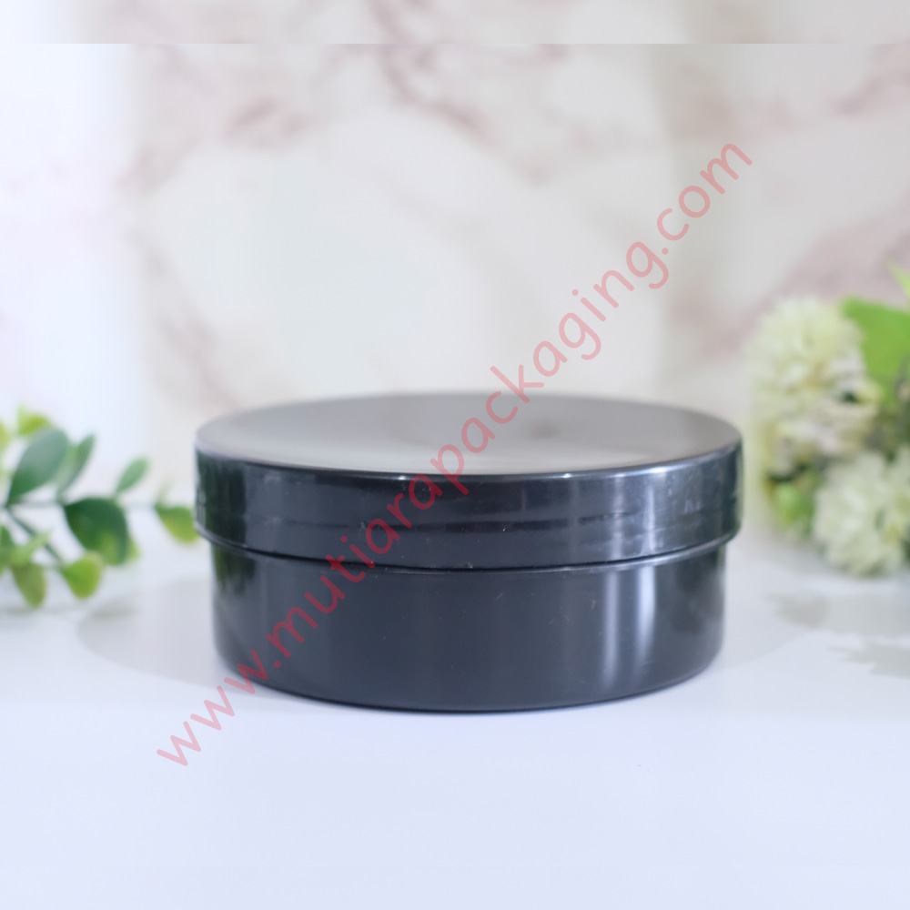 jual kemasan kosmetik pot  lulur 250gr ceper  putih murah 